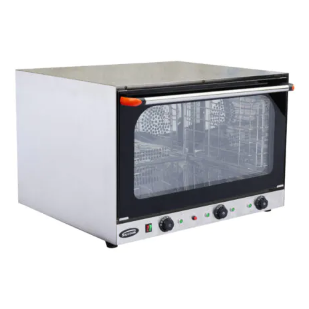 Horno Convector 5 Bandejas Con Vapor y Grill + Base - Marca SILCOOK - Imagen 2