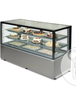 Exhibidor Mantenedor De Comidas Frias Refrigerado 120 Cm 3 Niveles
