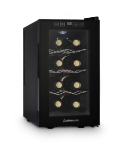 Cava 8 Botellas Vidrio y Luz Led - Marca ULTRACOMB