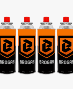 Pack 4 Cartuchos Gas Butano - Marca BROGAS